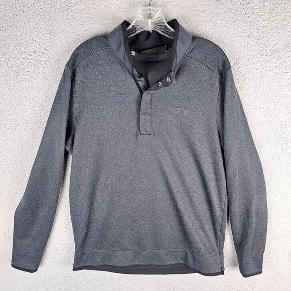 Under Armour UA Storm Quarter Zip Golf Snap Mock Shirt Large 1329832 - Picture 1 of 10